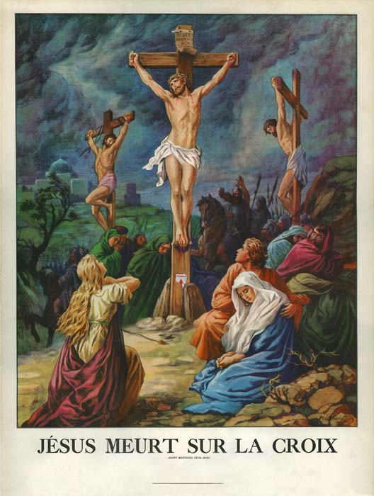 Jésus meurt sur la Croix