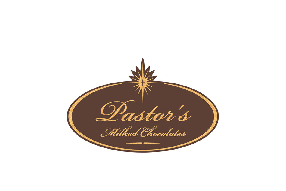 Logo and Tag for Pastor's Milked Chocolates series